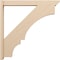 Ekena Millwork 6-in W x 48-in D x 48-in H Balboa Slat Rough Cedar Woodgrain TimberThane Outlooker, Primed Tan OUTUR060X48X48BOA24RCPR - alternate 3